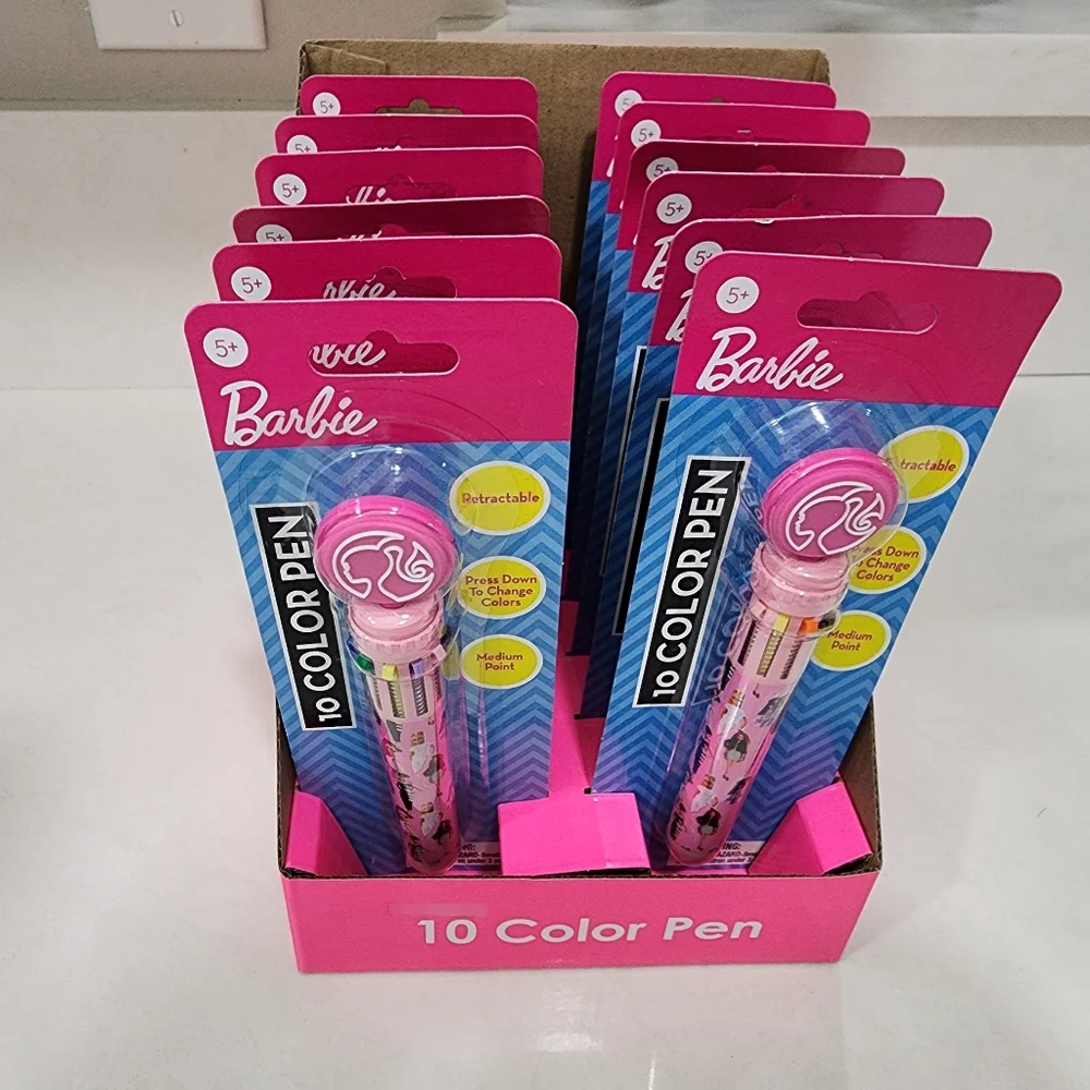 Barbie 10 Color Pen (12 units + Display)